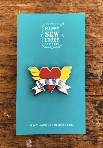 Happy Sew Lucky Pins - Love