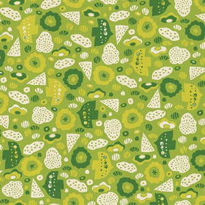 Naoco Miyagawa for Cotton + Steel - Kawaii Nakama - Flying Bird in Leaf