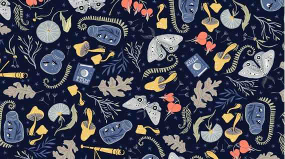 Rae Ritchie Love You To The Moon - Forest Stuff in Navy