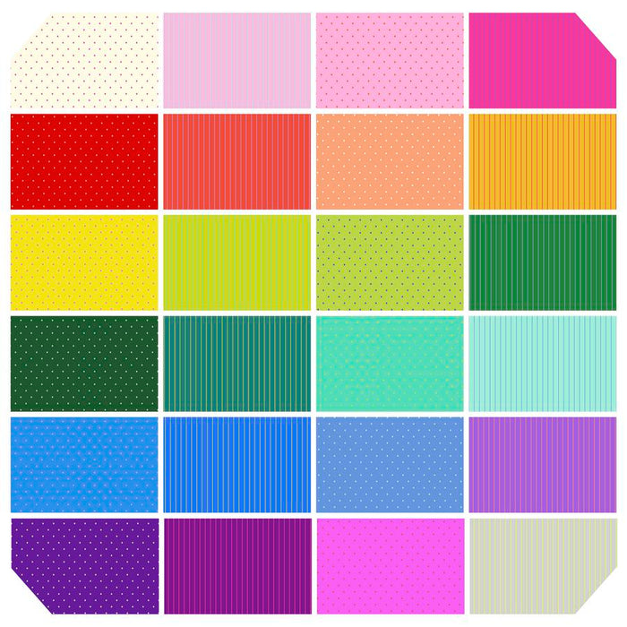 Designer Bundle - Tula Pink Tiny Coordinates 24 x FQ