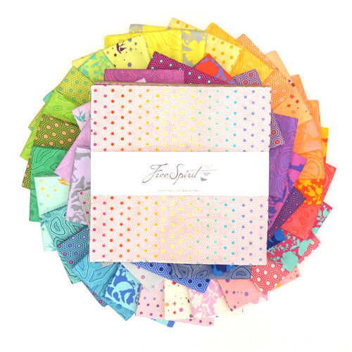 True Colors by Tula Pink - 10" square Charm Pack