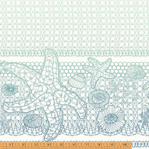 Tidal Lace - Sea Star in white