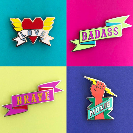 Happy Sew Lucky Pins - Brave