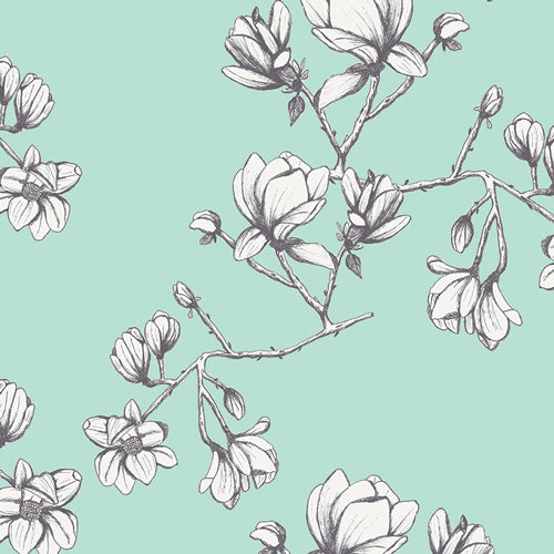 Wild Bloom by Bari J.- Magnolia Study Teal