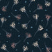 Woodland Notions by Dashwood - Floral Scatter on Dark Navy