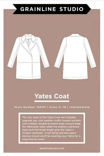 Grainline Yates Coat