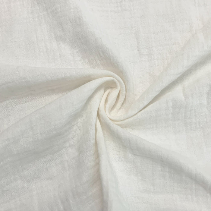 Zola Organic Cotton Double Gauze - Ivory