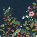 English Garden by Rifle Paper Co. - Growing Garden in Navy Metallic