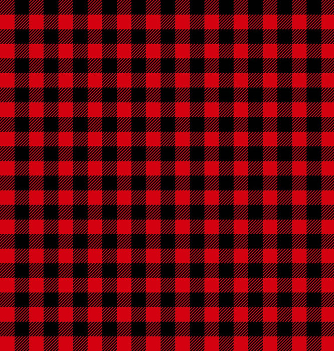 Purely Canadian Eh - Red Check Quilting Cotton