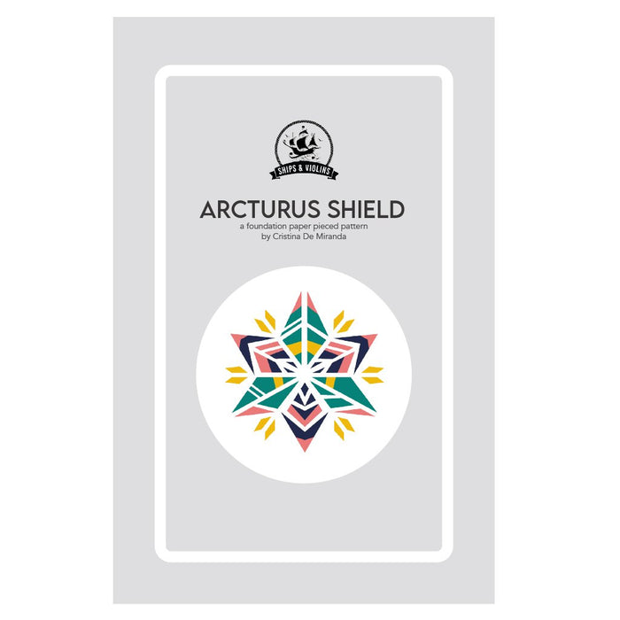 Ships and Violins Quilt Pattern - Arcturus Shield