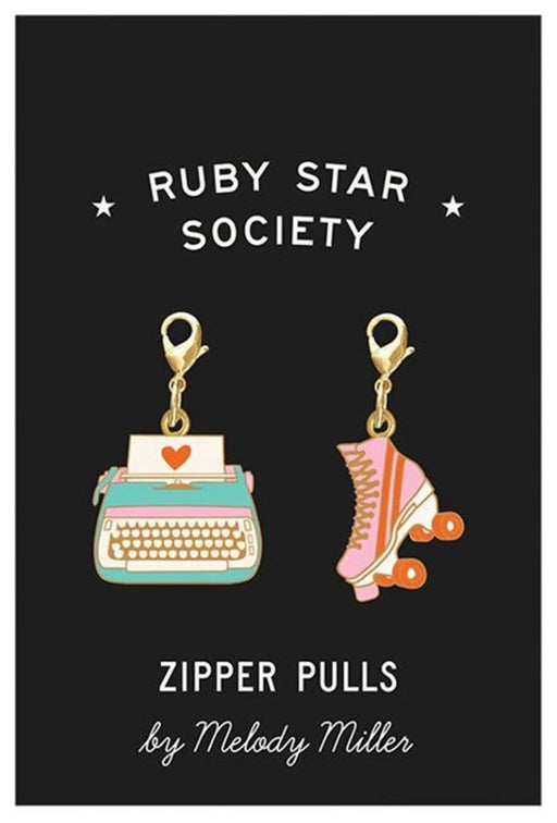 Ruby Star Zipper Pulls