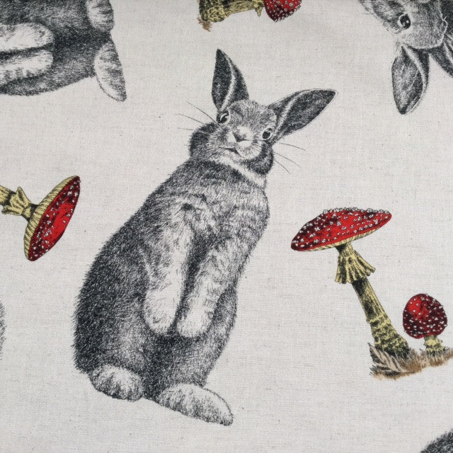 Kobayashi Light Weight Canvas - Bunny neutral