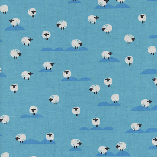 Cotton + Steel Panorama - Sheep in Water