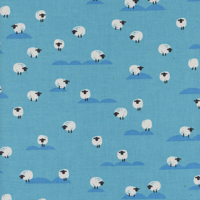 Cotton + Steel Panorama - Sheep in Water