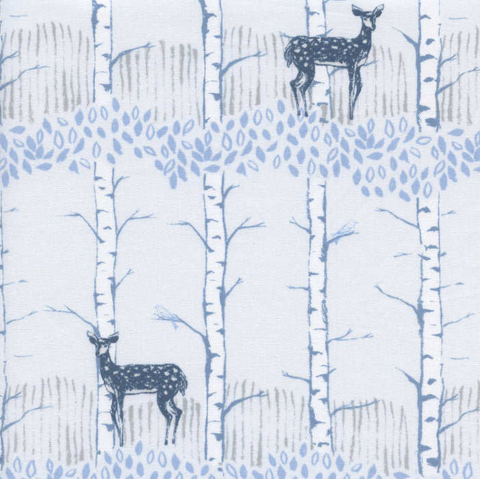 Cotton + Steel Frost - Fawn Forest in Neutral