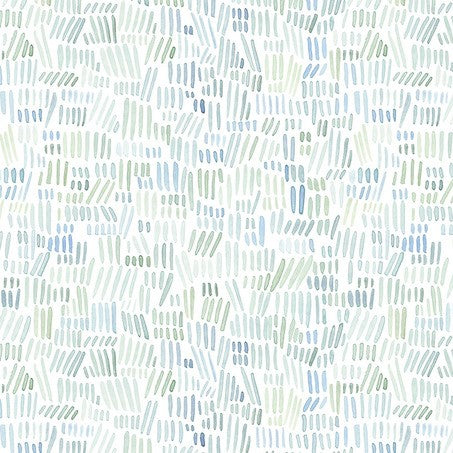 Shell Rummel Natural Affinity - Watercolour Meadow in Celadon — Fabric ...