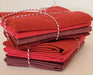 Designer Bundle - Linen Texture FQ Bundle 4 x FQ - Deep Reds