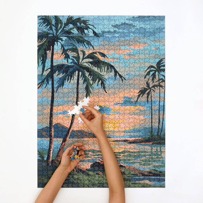 Four Point Puzzle - Paint by Numbers - Tropics