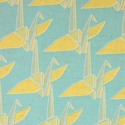Ellen Baker - Monochrome Cranes in Mint