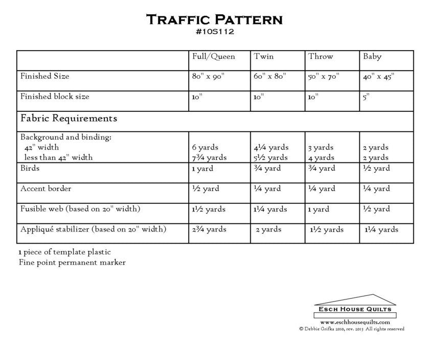 Esch House Quilts - Traffic Pattern