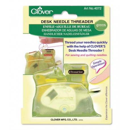 Clover Desk Needle Threader - Choose your colour