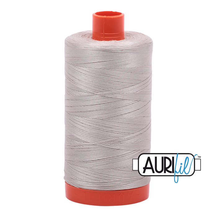 Aurifil Thread - 50wt 100% cotton  - colour 6725 Moondust