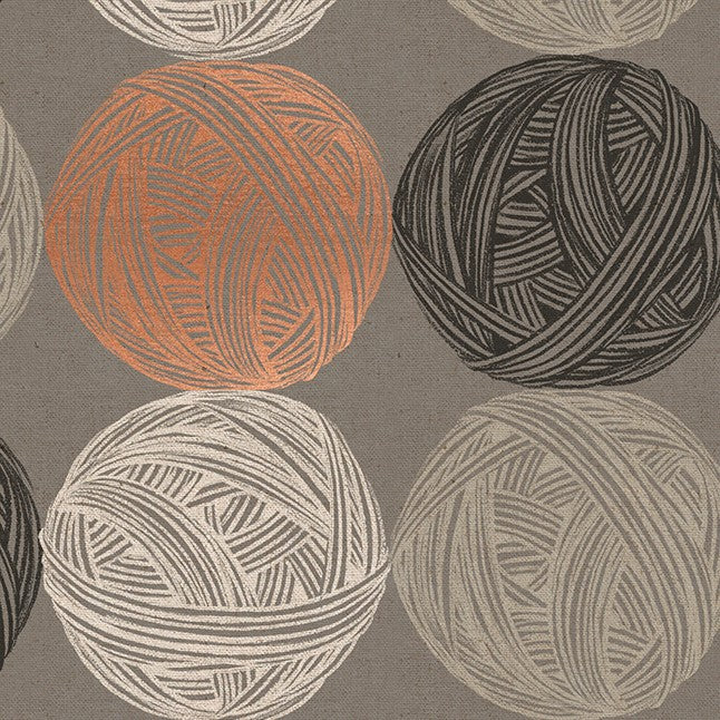 Purl by Sarah Watts - Linen Canvas in Wool Metallic