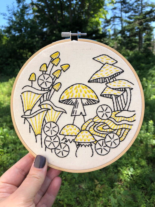 Hook Line & Tinker Embroidery Kit - Fungus Among Us