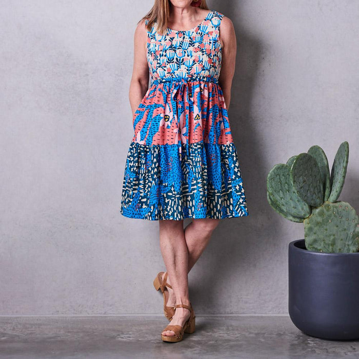 Holly Zollinger for Nerida Hansen - Bazaar Organic Quilting Cotton - Blossom Cosmic