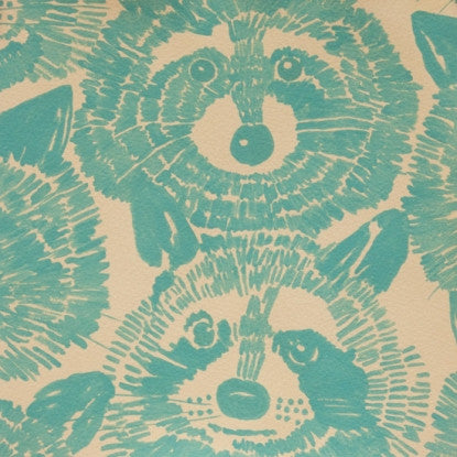 Rocky Raccoon Cotton Knit Teal