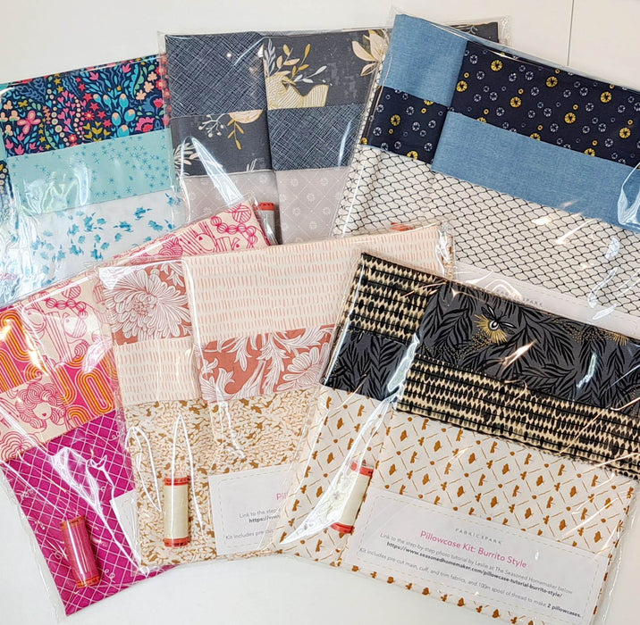 Pillow Case Kit - Pair of Pillow Cases - Choose your kit colours