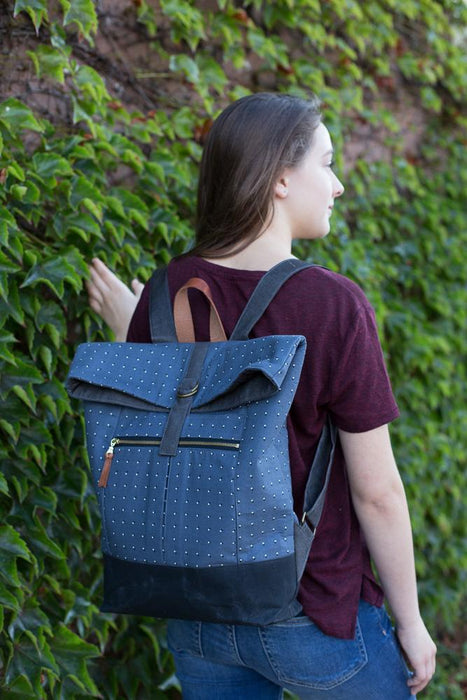 Noodlehead Pattern by Anna Graham -Range Backpack