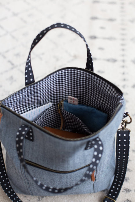 Noodlehead Pattern by Anna Graham - Redwood Tote
