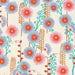 Santa Fe by Sarah Watts Hollyhocks in Natural Unbleached Cotton