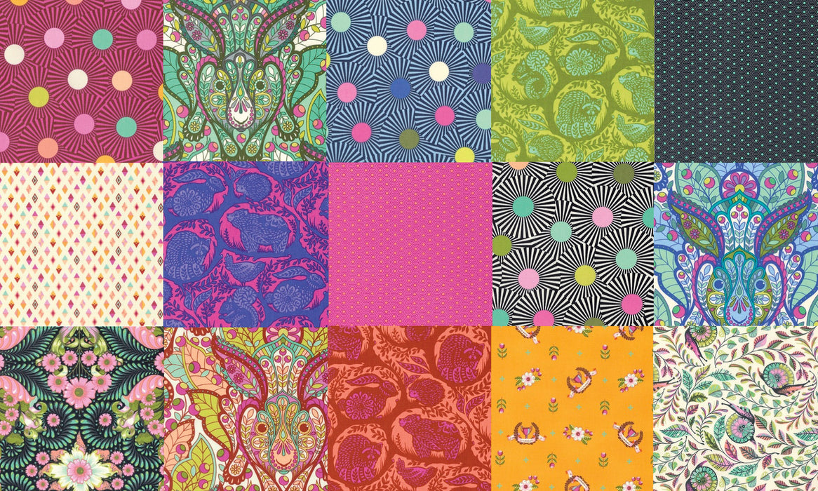 Tula Pink Slow and Steady Fat quarter bundle