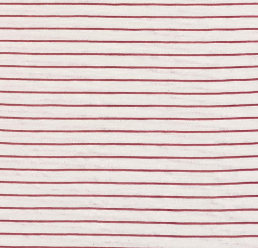 Katia Slub Jersey - Stripes in Hazelnut