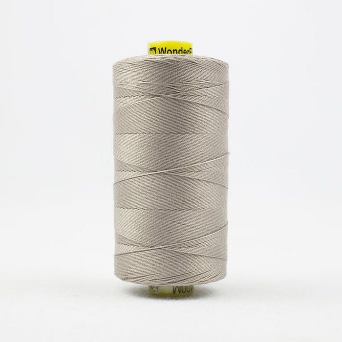 Wonderfil Spagetti - 12 wt 100% Cotton Thread - 400m - Light Grey Taupe SP18