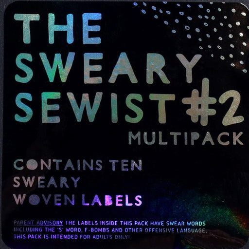 Kylie and the Machine Labels - Sweary Sewist 2.0 Limited Edition Pack