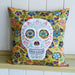 Sugar Skull Embroidered Pillow Kit