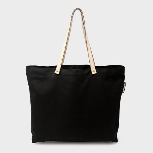 Ruler Tote with detachable handle - Black