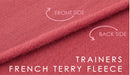 Robert Kaufman Trainers French Terry Fleece in Slate